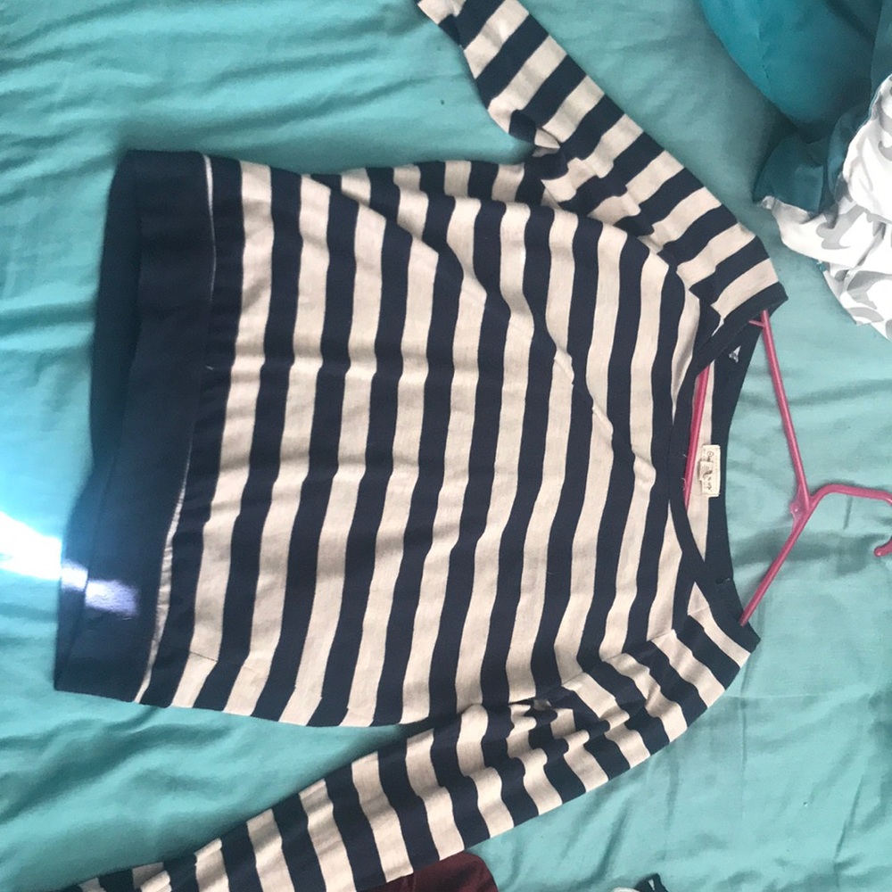 Striped long sleeve shirt!